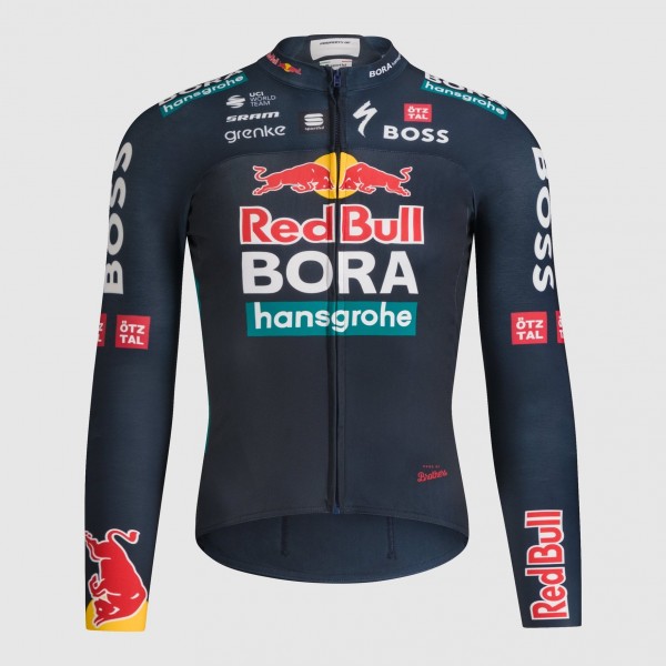 Heren Fietskleding Sportful Redbull Bora-Hansgrohe 2024 Thermisch Shirt met Lange Mouwen