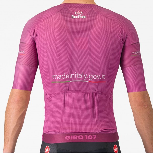 Heren Fietskleding Cyclamen Giro d'Italia 2024 koersshirt