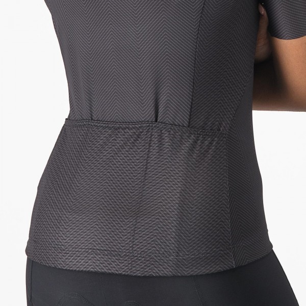 Dames Fietskleding Zwart Giro d'Italia 2024 Competizione-shirt