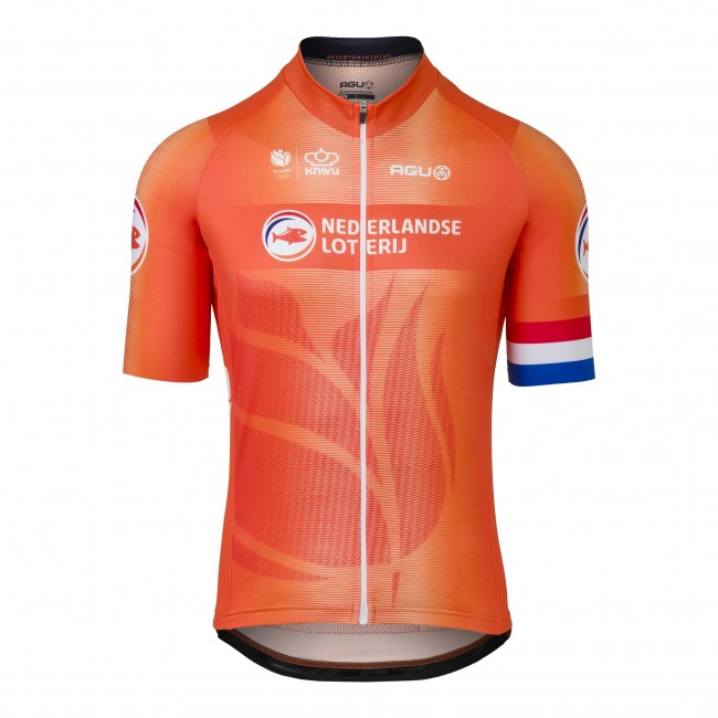 Heren Nederlands elftal Agu wielershirt 2024 Heren Nederlands elftal Agu wielershirt 2024
