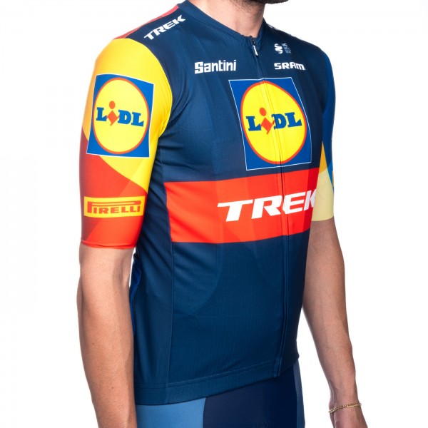 Heren Fietskleding Santini Lidl Trek 2024 shirt