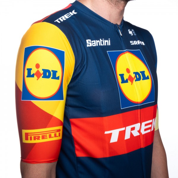 Heren Fietskleding Santini Lidl Trek 2024 shirt