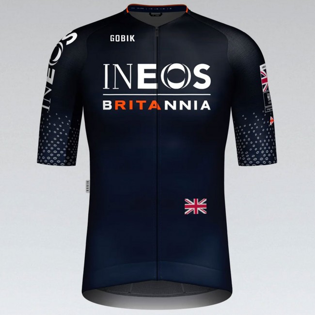 Heren Fietskleding Gobik CX Pro 3.0 Ineos Britannia 2024 koersshirt Heren Fietskleding Gobik CX Pro 3.0 Ineos Britannia 2024 koersshirt