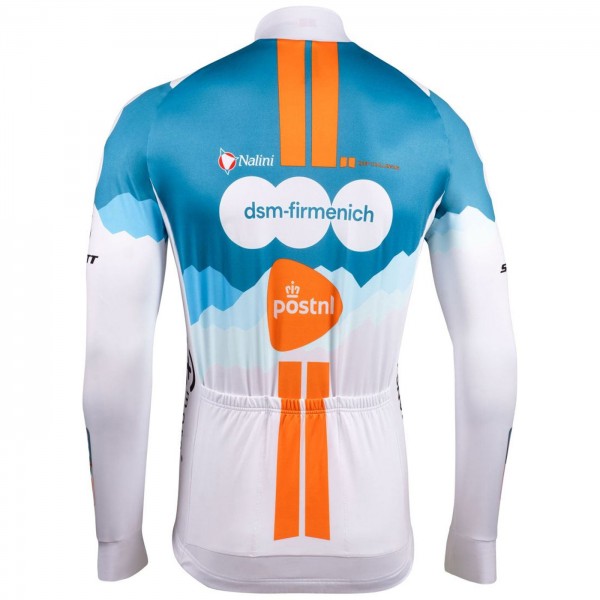 Heren Fietskleding Team DSM Firmenich Postnl 2024 shirt met lange mouwen