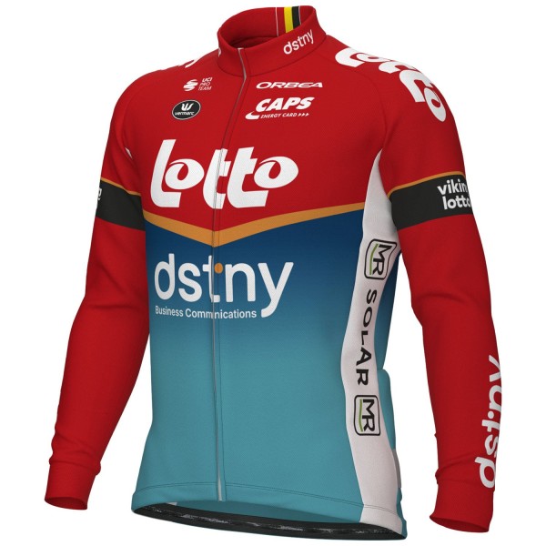 Heren Fietskleding Vermarc Lotto Dstny 2024 shirt met lange mouwen