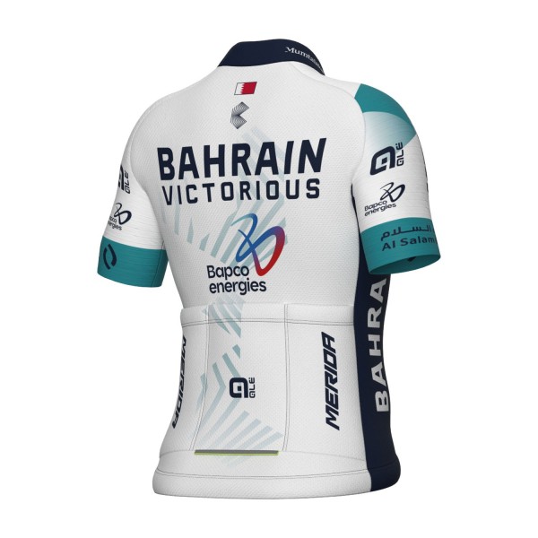 Heren Fietskleding Ale Bahrain Victorious 2024 kindershirt