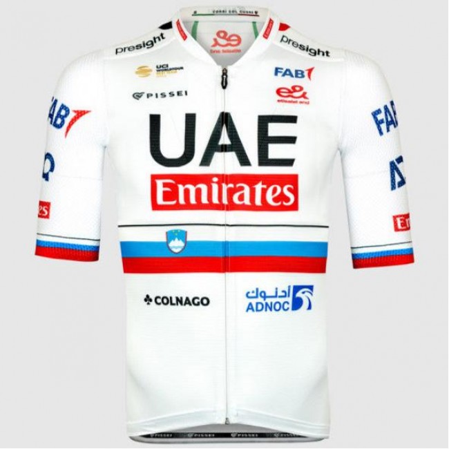 Heren Pissei Team UAE 2024 Magistrale Shirt - Sloveens Kampioen