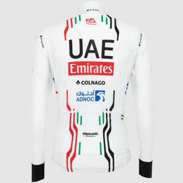 Heren Fietskleding Pissei Team UAE 2024 shirt met lange mouwen