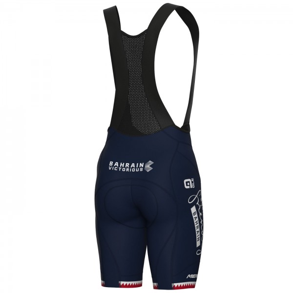 Heren Fietskleding Ale Bahrain Victorious 2024 PRS Bib Shorts - Servisch kampioen