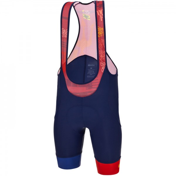 Heren Fietskleding Santini Tour de France 2024 koersbroek - Bologna