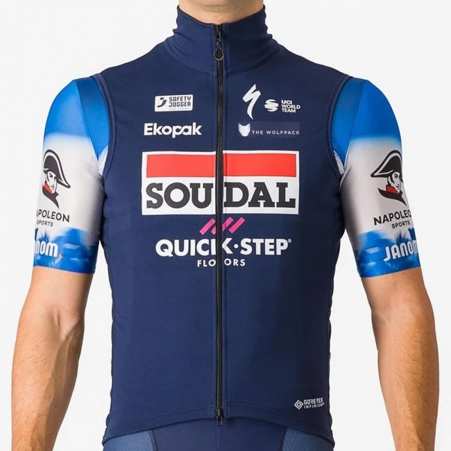 Heren Fietskleding Castelli Soudal Quick-Step 2024 Perfetto Ros Vest Heren Fietskleding Castelli Soudal Quick-Step 2024 Perfetto Ros Vest