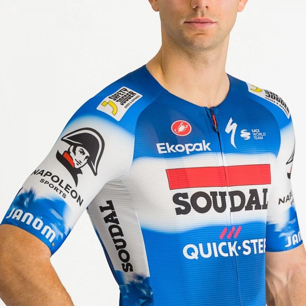 Heren Castelli Soudal Quick-Step 2024 Aero Race 7.0 Shirt