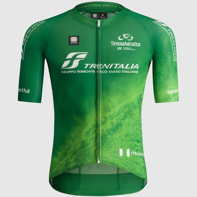 Sportful Tirreno Adriatico 2025 herenshirt - groen Sportful Tirreno Adriatico 2025 herenshirt - groen