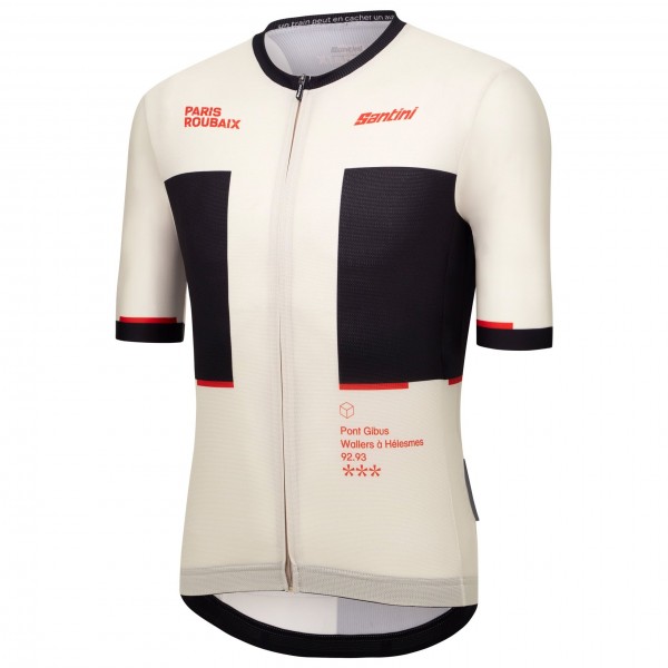 Heren Fietskleding Santini Parijs-Roubaix 2025 Shirt Heren Fietskleding Santini Parijs-Roubaix 2025 Shirt