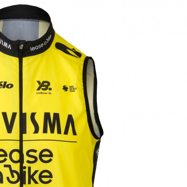 Heren Fietskleding Team Visma Lease a Bike 2025 Wind Vest