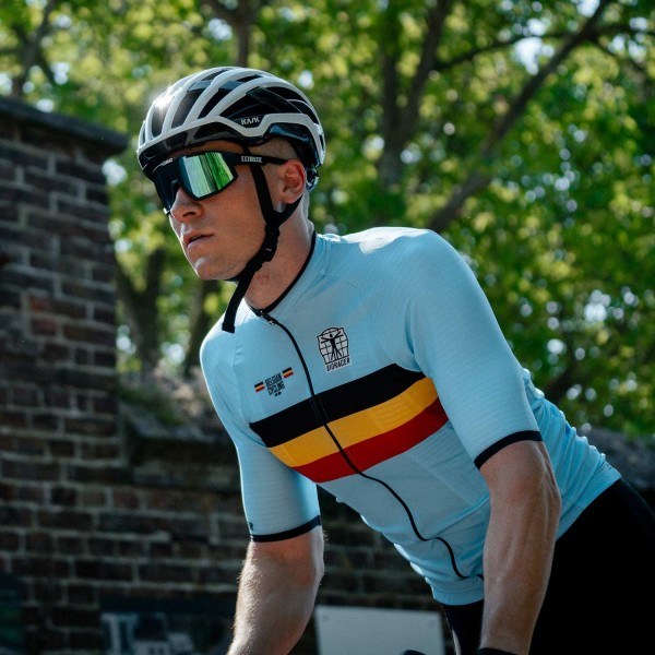 Heren Fietskleding Bioracer Belgisch Nationaal Team 2025 Icon Classic Shirt