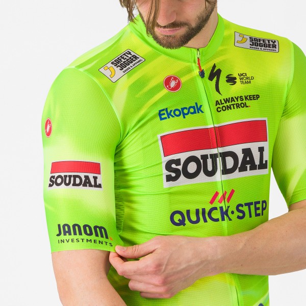 Heren Fietskleding Castelli Soudal Quick-Step 2025 Competizione 3 Shirt-Visibility 25 Heren Fietskleding Castelli Soudal Quick-Step 2025 Competizione 3 Shirt-Visibility 25