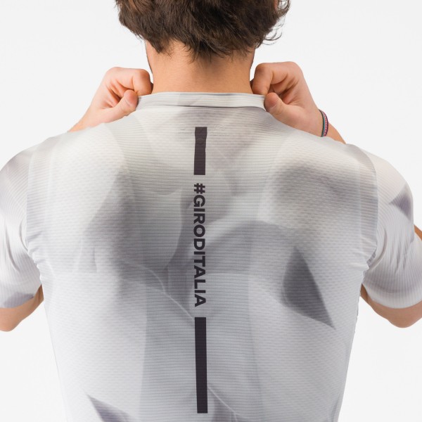 Heren Fietskleding Giro d'Italia 2025 espresso grijs shirt