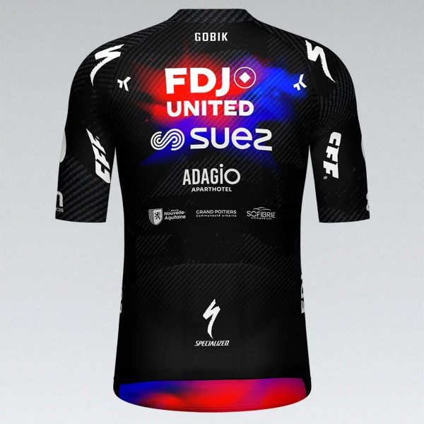 Heren Fietskleding Gobik FDJ Suez 2025 Odyssey Shirt-TDF Heren Fietskleding Gobik FDJ Suez 2025 Odyssey Shirt-TDF
