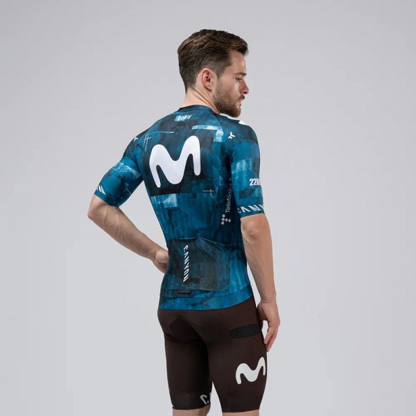 Heren Fietskleding Gobik Movistar Team Gravel Squad 2025 Cx Pro 4.0-shirt