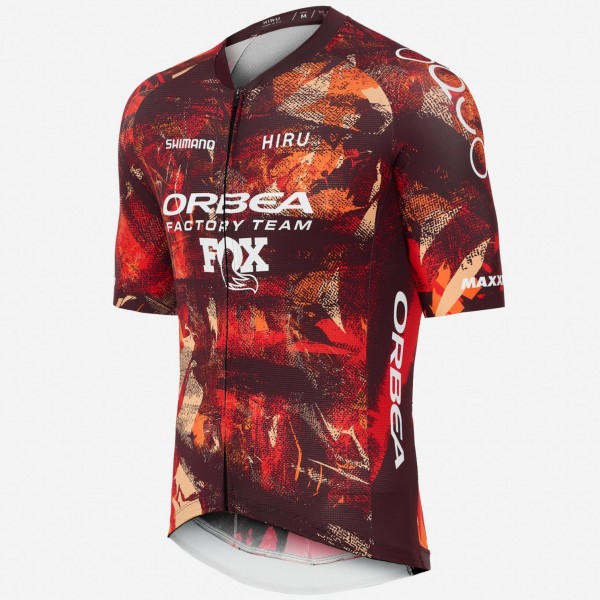 Heren Hiru Orbea Factory Team 2025 Core Jersey - Zuid-Afrika Heren Hiru Orbea Factory Team 2025 Core Jersey - Zuid-Afrika
