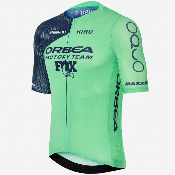 Heren Fietskleding Hiru Orbea Factory Team 2025 Lab Race Jersey Heren Fietskleding Hiru Orbea Factory Team 2025 Lab Race Jersey