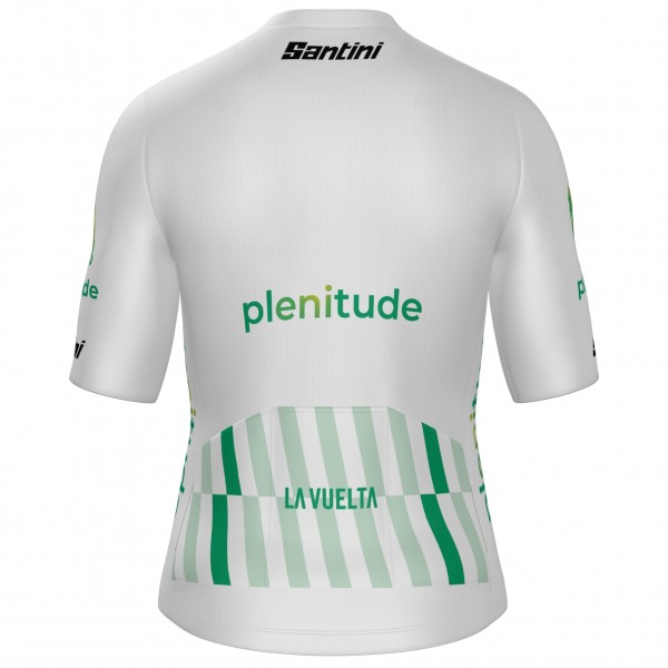 Santini witte Vuelta España 2025-jersey voor heren Santini witte Vuelta España 2025-jersey voor heren