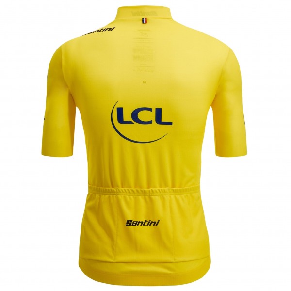 Heren Fietskleding Tour de France 2025 Fan Line Geel Shirt