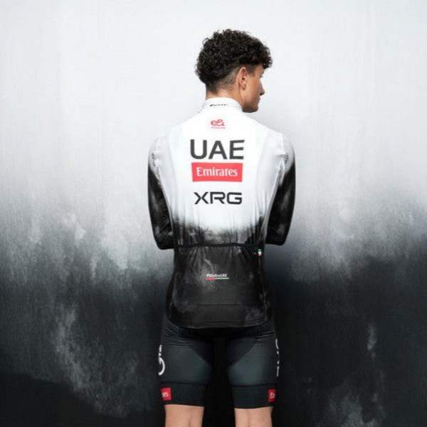 Heren UAE Team Emirates 2025 Pissei shirt met lange mouwen