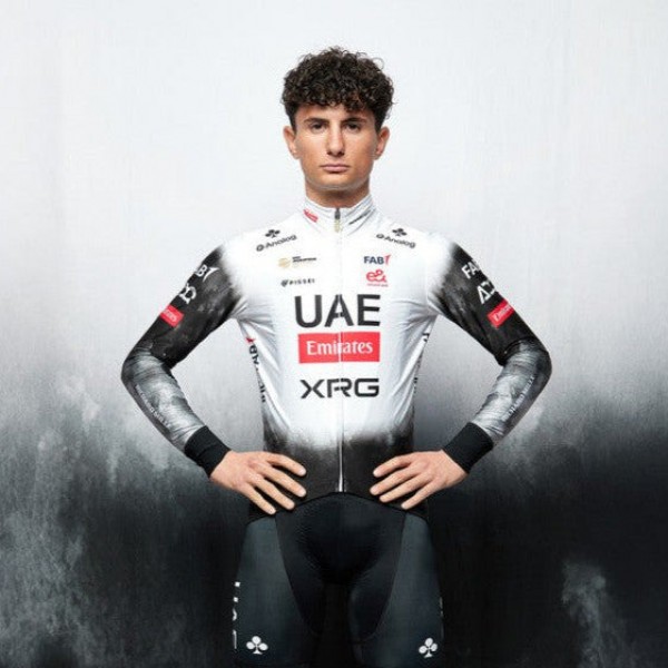 Heren UAE Team Emirates 2025 Pissei shirt met lange mouwen
