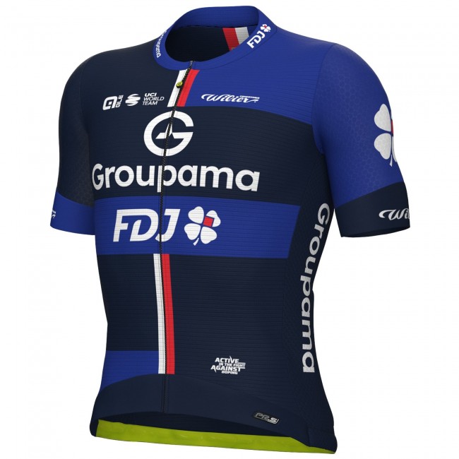 Heren Fietskleding Ale Groupama FDJ 2025 PRS 2.0 shirt Heren Fietskleding Ale Groupama FDJ 2025 PRS 2.0 shirt