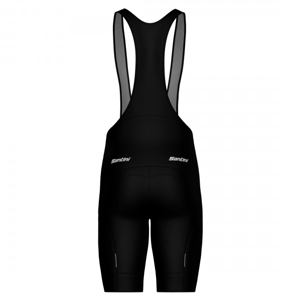 Heren Fietskleding Santini Squadra Corse 2025 Bib Tights - Zwart