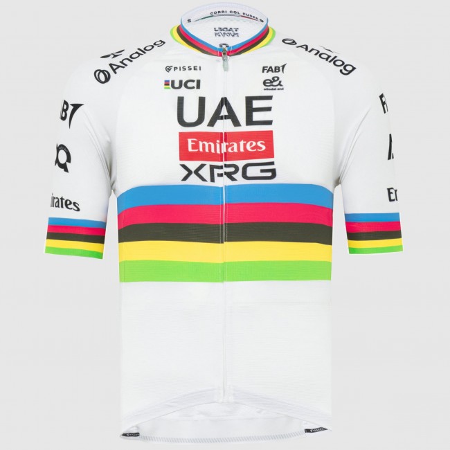 Heren Fietskleding UAE Team Emirates 2025 Pissei-shirt - Tadej Pogacar Heren Fietskleding UAE Team Emirates 2025 Pissei-shirt - Tadej Pogacar