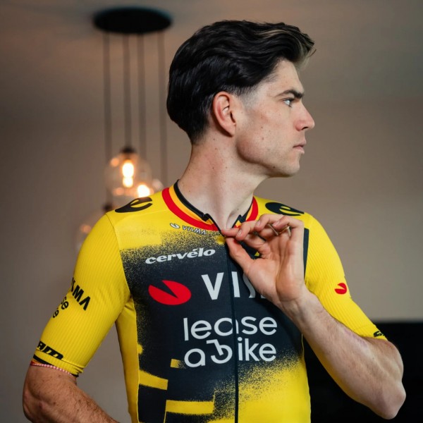 Heren Team Visma Lease a Bike 2025 The Wingbeat shirt - Wout Van Aert