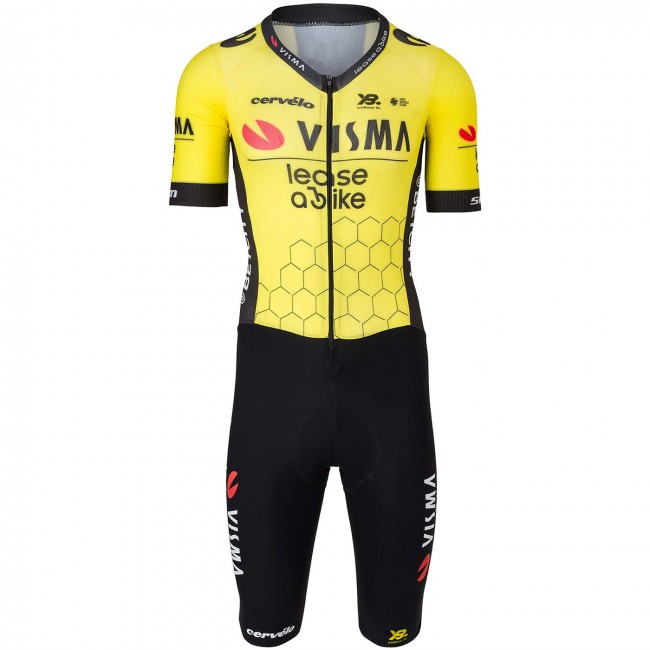 Heren Team Visma Lease a bike 2025 Premium skinsuit kleding Heren Team Visma Lease a bike 2025 Premium skinsuit kleding
