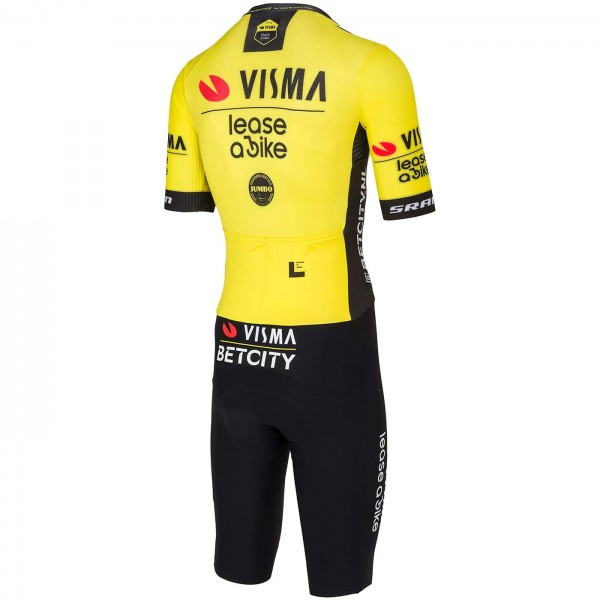 Heren Team Visma Lease a bike 2025 Premium skinsuit kleding Heren Team Visma Lease a bike 2025 Premium skinsuit kleding