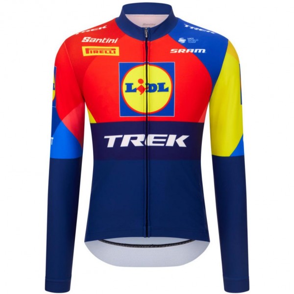 Heren Santini Lidl Trek 2025 shirt met lange mouwen