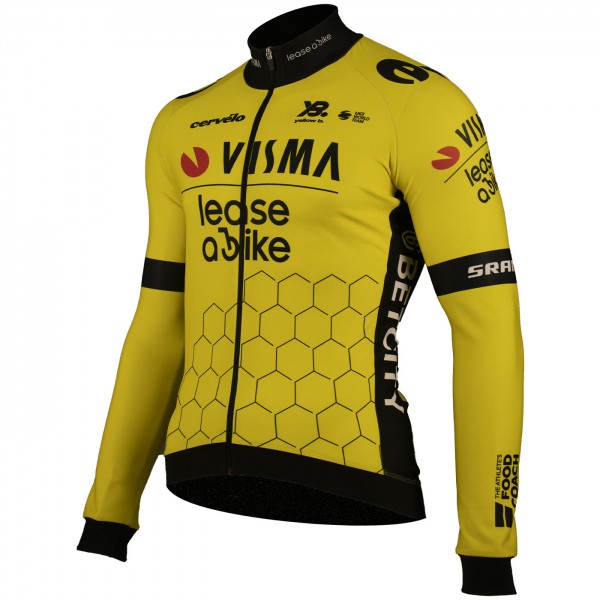 Heren Team Visma Lease a Bike 2025 Premium shirt met lange mouwen