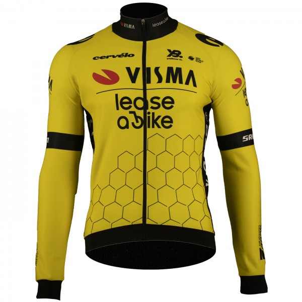 Heren Team Visma Lease a Bike 2025 Premium shirt met lange mouwen