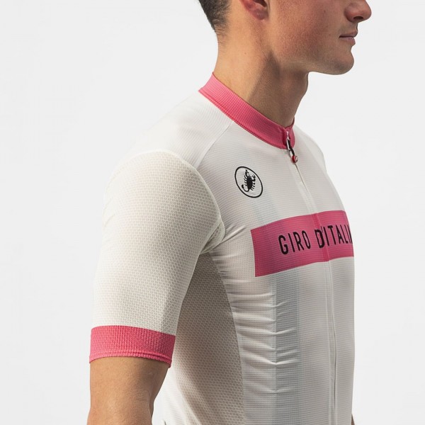 Giro d'Italia 2023 FUORI-MAGLIA BIANCO fietsshirt met korte mouwen Giro d'Italia 2023 FUORI-MAGLIA BIANCO fietsshirt met korte mouwen