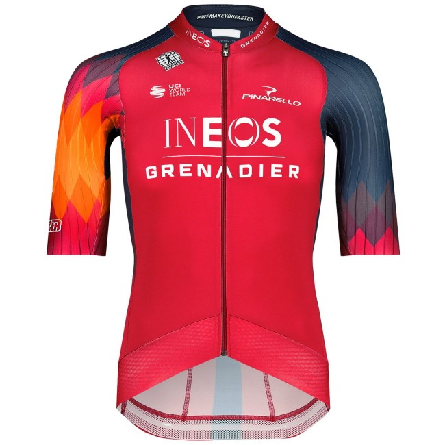 INEOS GRENADIERS 2023 EPIC RACE wielershirt met korte mouwen (lange ritssluiting) professioneel wielerteam INEOS GRENADIERS 2023 EPIC RACE wielershirt met korte mouwen (lange ritssluiting) professioneel wielerteam