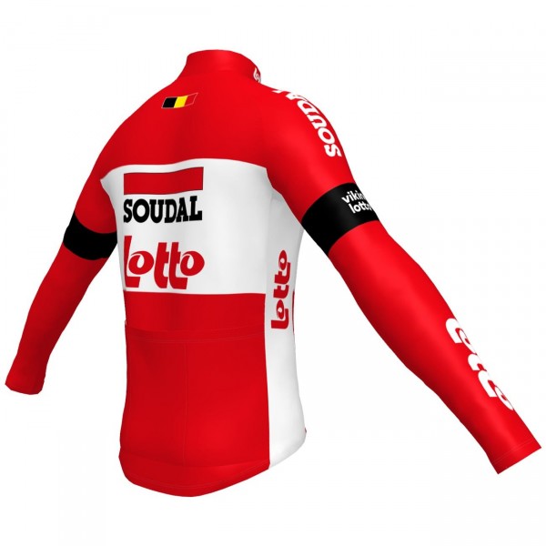 LOTTO SOUDAL 2022 wielershirt met lange mouwen professioneel wielerteam LOTTO SOUDAL 2022 wielershirt met lange mouwen professioneel wielerteam