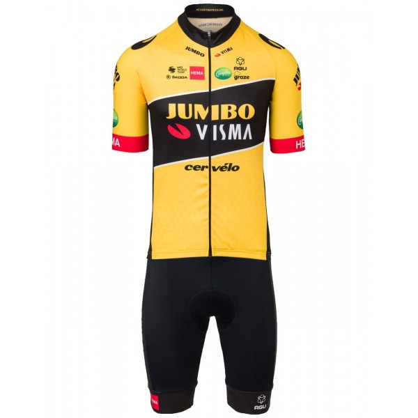 TEAM JUMBO-VISMA 2022 koersbroek professionele wielerploeg TEAM JUMBO-VISMA 2022 koersbroek professionele wielerploeg