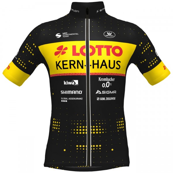 Team Lotto-Kern Haus 2022 wielershirt korte mouw (lange ritssluiting) professioneel wielerteam Team Lotto-Kern Haus 2022 wielershirt korte mouw (lange ritssluiting) professioneel wielerteam