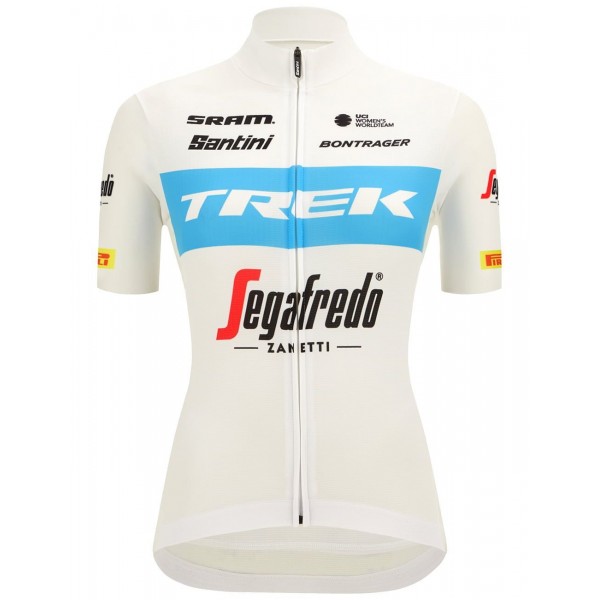TREK-SEGAFREDO damesteam 2022 wielershirt met korte mouwen (lange ritssluiting) professioneel wielerteam TREK-SEGAFREDO damesteam 2022 wielershirt met korte mouwen (lange ritssluiting) professioneel wielerteam