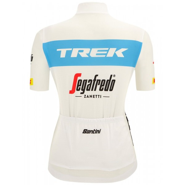 TREK-SEGAFREDO damesteam 2022 wielershirt met korte mouwen (lange ritssluiting) professioneel wielerteam TREK-SEGAFREDO damesteam 2022 wielershirt met korte mouwen (lange ritssluiting) professioneel wielerteam