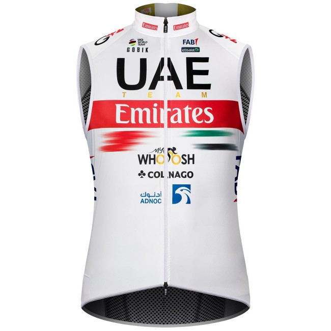 VAE TEAM EMIRATES 2022 wielerwindvest professioneel wielerteam VAE TEAM EMIRATES 2022 wielerwindvest professioneel wielerteam