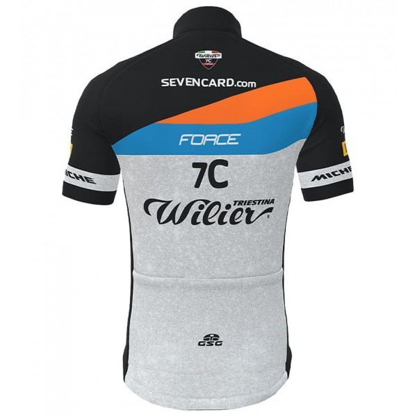 Wilier Force 7C MTB Team 2022 wielershirt korte mouw (lange rits) wielerteam