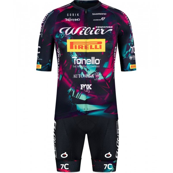 Wilier Triestina-Pirelli Factory Team 2023 fietsbroek met bretels professioneel wielerteam