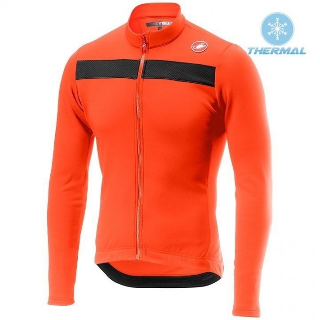 2019 Casteli Puro 3 Orange Thermal Wielershirt Lange Mouw 441ILZS 2019 Casteli Puro 3 Orange Thermal Wielershirt Lange Mouw 441ILZS